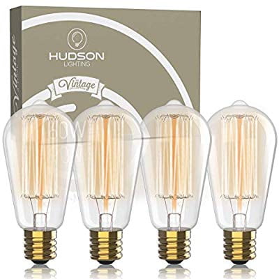 LED Vintage Edison Light Bulbs 40 Watt 4W-4Pack 320 Lumens,Amber Glass with Antique Style Led Edison Bulb Dimmable ST64 Light 2300K Warm White Light bulbs-E26 Medium Base LED Vintage Edison Light Bulbs 40 Watt 4W-4Pack 320 Lumens,Amber Glass with Antique Style Led Edison Bulb Dimmable ST64 Light 2300K Warm White Light bulbs-E26 Medium Base